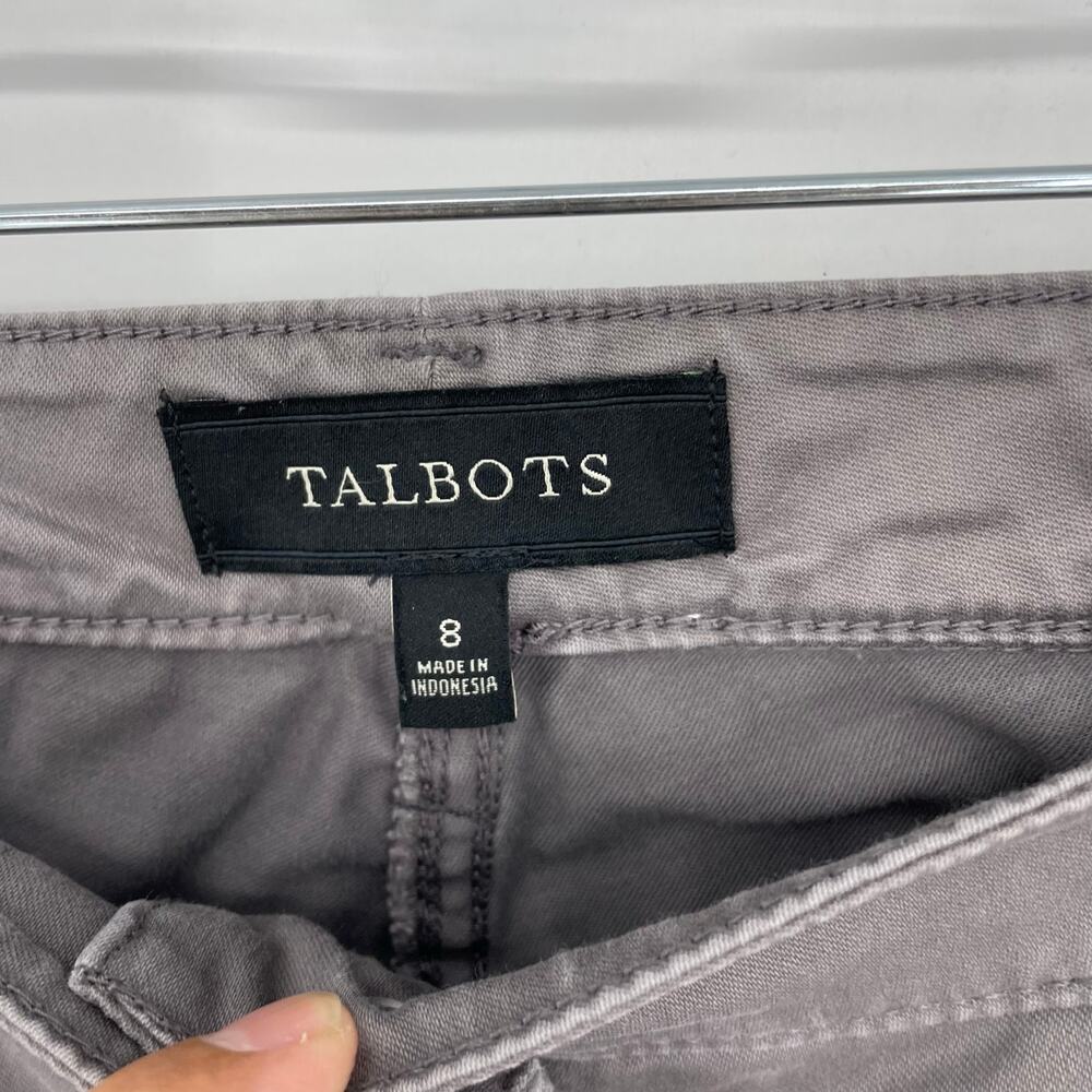 Talbots Mid Rise Gray Pants Size 8 - Picture 5 of 6